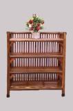 Rainbow Cane Bamboo Clothes Cabinet For Storage Wardrobe, Cloth, Shoe Rack For Storage Engineered Wood 1 Door Wardrobe