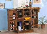 Rajwara Solid Wood Bar Cabinet