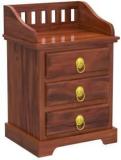 Ratandhara Furniture Solid Sheesham Wood Bed Side/End Table With Storage For Bedroom / Hotel. Solid Wood Side Table