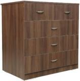 Rawat GRAY Engineered Wood Free Standing Chest Of Drawers