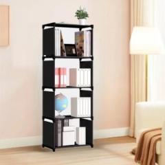 Reom Enterprise Metal Foldable Open Book Shelf, Book Storage Organizer Shelf for Study Room Metal Open Book Shelf