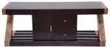 Ringabell Z Shape Solid Wood TV Entertainment Unit