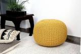 Rishal Natural Fiber Pouf