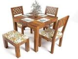 Rk Wood Rk Wood Solid Sheesham Wood Dining Room Sets 4 Seater Solid Wood 4 Seater Dining Set