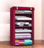 Rmerchants Multipurpose Storage Carbon Steel Collapsible Wardrobe