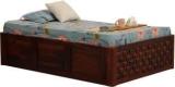 Royal Finish Nivora Single Size Diwan With Storage, 12 Month Warranty Solid Wood Single Box Bed