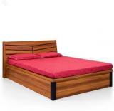 Royaloak Iris Engineered Wood Queen Bed With Storage