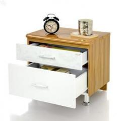 Royaloak Olive Engineered Wood Bedside Table