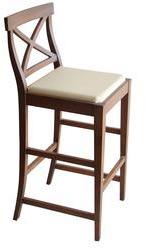 RYC Furniture Cross Bar Stool In Brown Colour