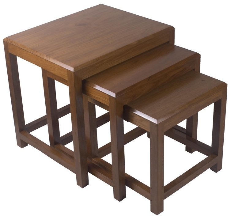 RYC Furniture RYC Attractive Set of Tables in Teak Natural finish