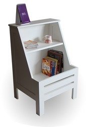 RYC Furniture RYC Kids Shelving Unit White Finish