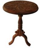 Saaga Carved Telephone Table