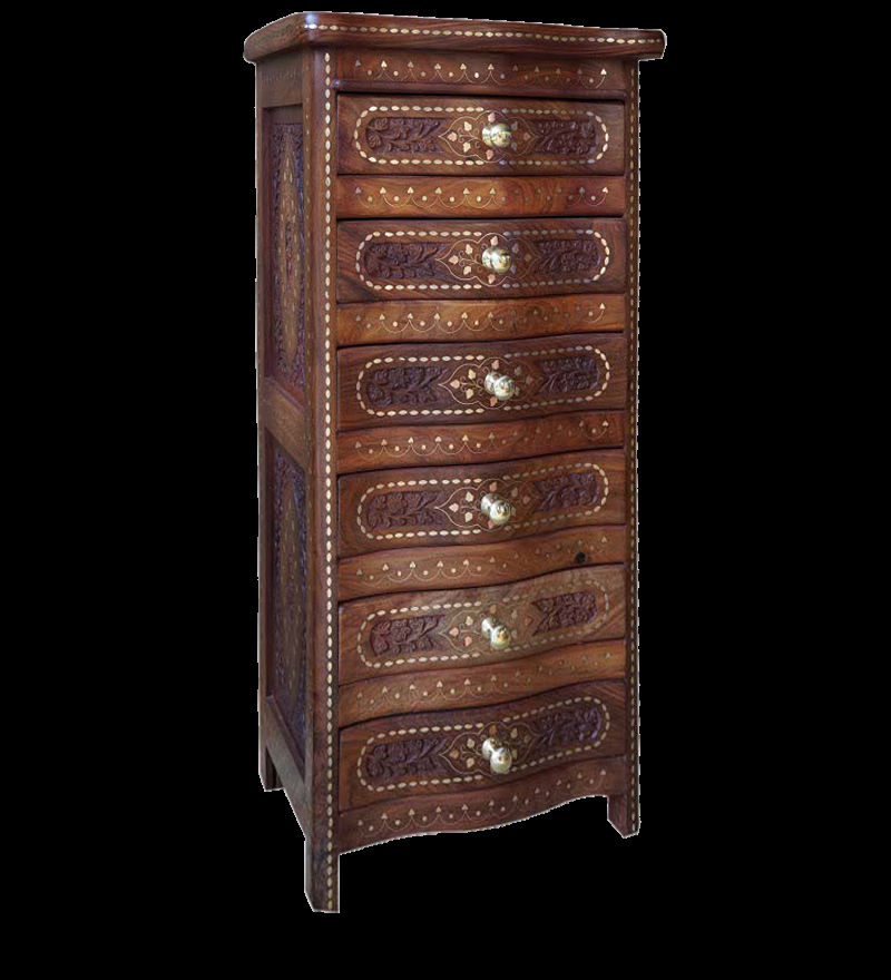 Saaga Ethnic Chest of Drawer Cabinet