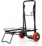 Sajani Small Two Wheels Foldable Luggage Cart Trolley Metal Bar Trolley