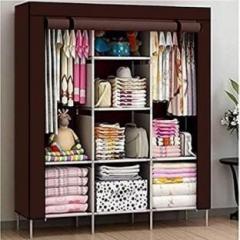 Sanamstore collapsible wardrobe Carbon Steel Collapsible Wardrobe