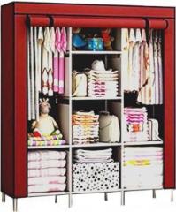 Sanamstore Micro Fiber Collapsible Wardrobe