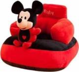 Sarika Toys Mickey Mouse Shaped Soft Plush Cushion Fabric Sofa