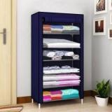 Sasimo 6 Shelves Steel Collapsible Wardrob Carbon Steel Collapsible Wardrobe