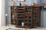 Savitridecor Solid Wood Bar Cabinet