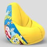 Sbsp XXXL Spongebob Bean Bag For Young Adults Teardrop Bean Bag With Bean Filling