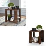 Searchformerch Side Table | Set Of 2 | Solid Wood End Table