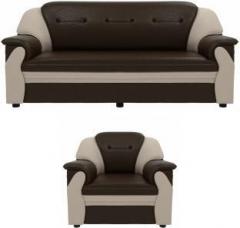 Sekar Lifestyle Polyurethane Series Leatherette 3 + 1 Sofa Set