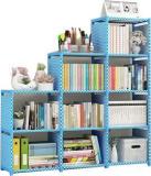 Seshekhu Plastic Metal 9 Shelf Book Organizer Plastic Open Book Shelf