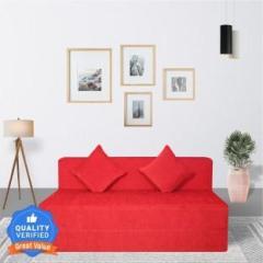 Seventh Heaven 3 Seater 6*5 Chenille Molfino Fabric Sofa Bed with 2 Cushions: 2 Year Warranty 3 Seater Double Foam Fold Out Sofa Cum Bed