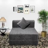 Seventh Heaven 6 3 Molfino Fabric Sofa Cum Bed With 1 Cushions Single Sofa Bed