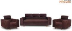 Seventh Heaven Berlin 5 Seater Sofa, Extra Spacious, Chenille Molfino Fabric: 3 Year Warranty Fabric 3 + 1 + 1 Sofa Set