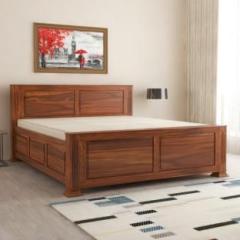 Shagun Arts Solid Sheesham Wood King Size Bed For Bedroom/ Hotel/ Kids Room || Solid Wood King Box Bed