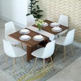 Shaimoon Engineered Wood 6 Seater Dining Table