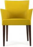 Shearling Adele Upholstered Accent Leatherette Living Room Chair