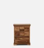 Sheeshamiya Solid Wood Bar Cabinet