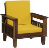 Shree Jeen Mata Enterprises SJME Solid Wood One Seater Sofa For Living Room & Waiting Room Fabric 1 Seater Sofa