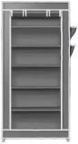 Shyam Ji Home Utility Space Saving 6 Layer Metal Shoe Rack/wardrobe Organizer Stand Carbon Steel Collapsible Wardrobe