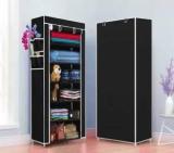 Shyam Ji Strong Frame Material 1 Door 6 Layer Collapsible Wardrobe Carbon Steel Collapsible Wardrobe