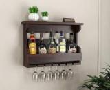 Sidhi Vinayak Furniture reneweture Solid Wood Bar Cabinet