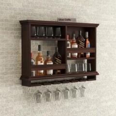 Silvercrafts wall hanging wine rack Solid Wood Bar Cabinet