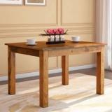 Sinterior Dining Room Furniture Wooden Dining Table Solid Wood 4 Seater Dining Table Engineered Wood 1 Seater Dining Table