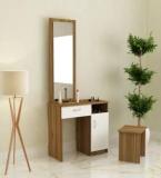 Sivom Austin Dressing Table with Stool Engineered Wood Dressing Table