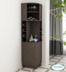 Sivom Luxe Bar unit for Home/Bar Engineered Wood Bar Cabinet