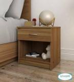 Sivom Muse Multipurpose Side Table Engineered Wood Bedside Table