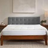 Sleepycat Katachi Softboard Bed Without Storage Acacia Wooden Solid Wood King Bed