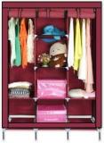 Smart Saver 8 Shelf Closet Organizer Wardrobe Micro Fiber Collapsible Wardrobe