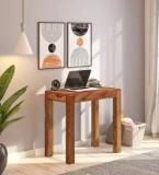 Snap Sheesham Wood Table for Bedroom & Living Room Solid Wood Console Table