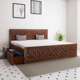 Sofani Sheesham Wood Bed Solid Wood King Drawer Bed