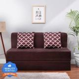 Solis Primus Comfort For All 4X6 Size For 2 Person MOLFINO Fabric Washable Cover 2 Seater Double Fold Out Sofa Cum Bed