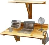 Solvd In Box Sit Stand Waldesk Engineered Wood Study Table