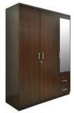 Spacewood 3 Door Value Wardrobe With Mirror